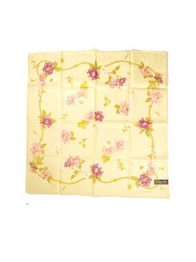 Burberry London Floral Cotton Scarf – NWT – 20.5” (52 cm) Square
